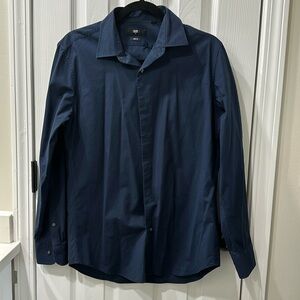 Blue Men’s Uniqlo Size Smalll Dress Shirt